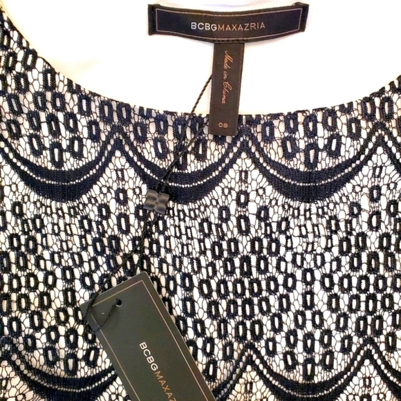 BCBGMAXAZRIA 'New' Black&White "Lorena" Dress - Picture 8 of 10